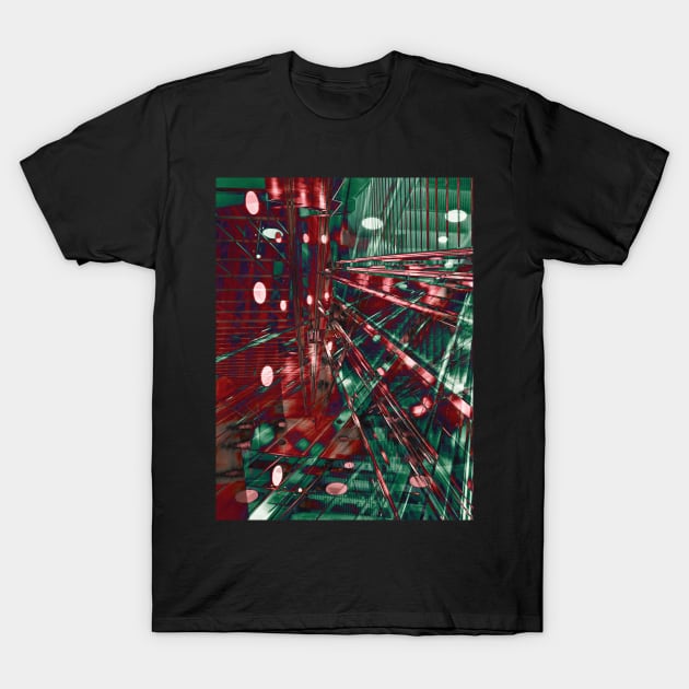 Abstract City Lines T-Shirt by SILVA_CAPITANA